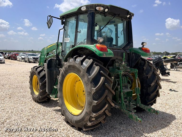 image for item YA4831 2022 John Deere 6110M MFWD tractor