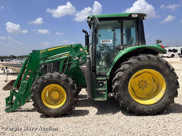 image for item YA4831 2022 John Deere 6110M MFWD tractor