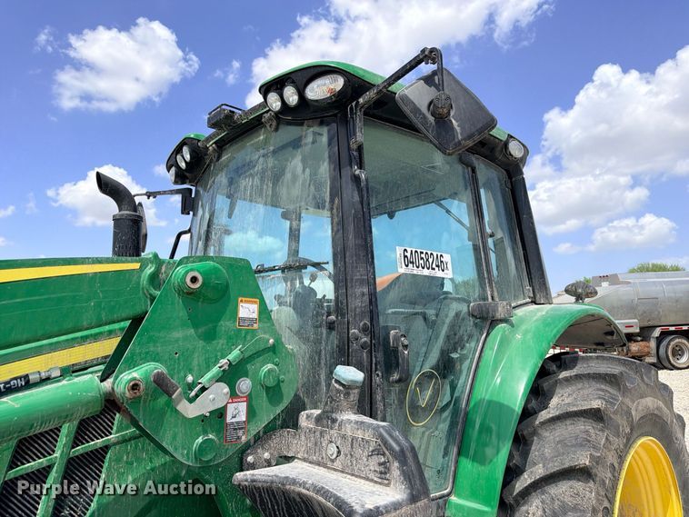image for item YA4831 2022 John Deere 6110M MFWD tractor