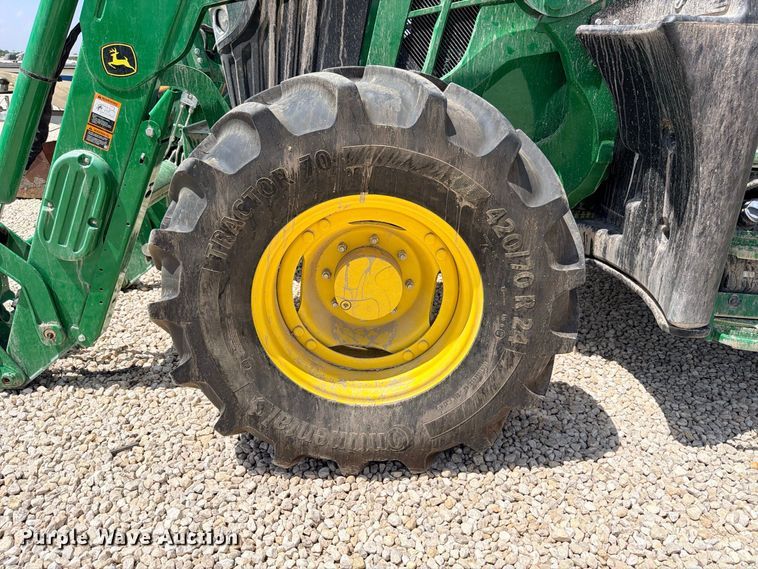 image for item YA4831 2022 John Deere 6110M MFWD tractor