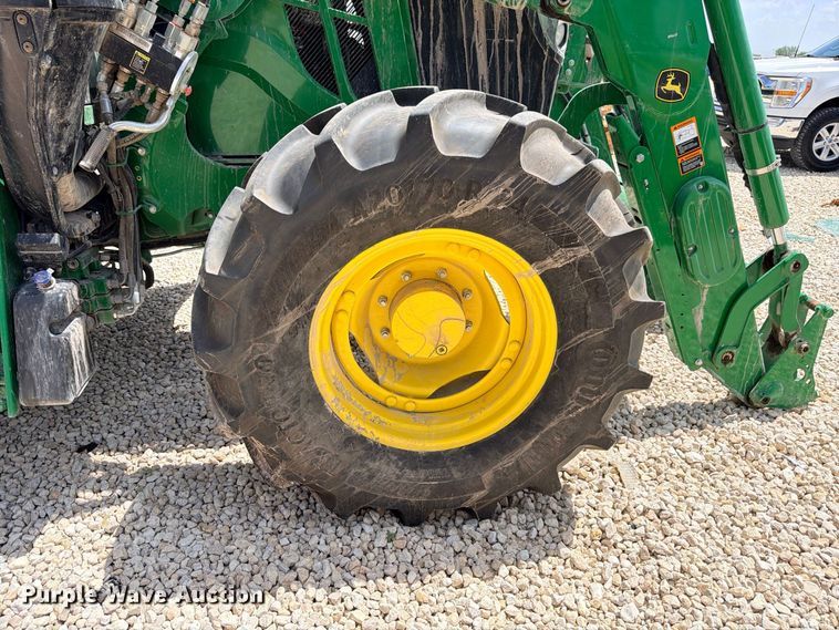 image for item YA4831 2022 John Deere 6110M MFWD tractor