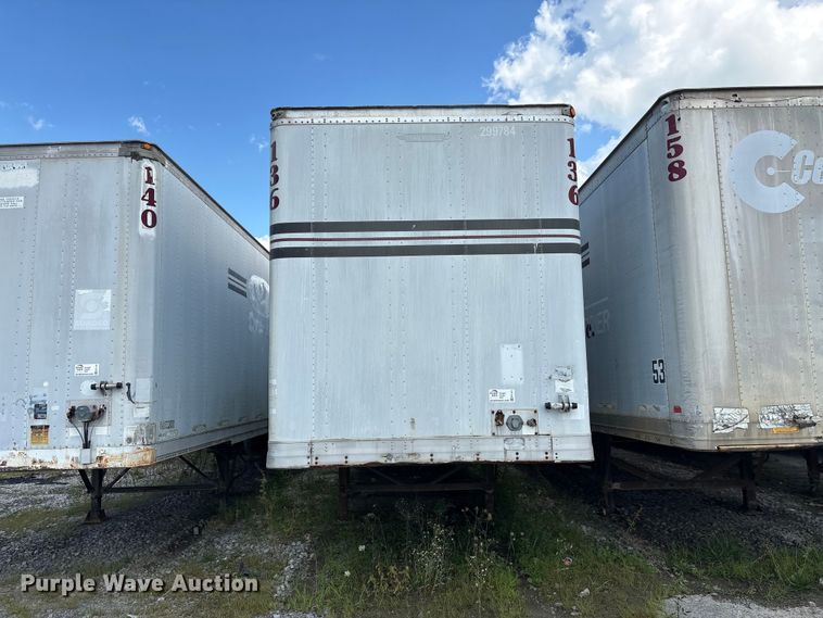 image for item EF1315 1999 Trailer Mobile Trailers dry van trailer