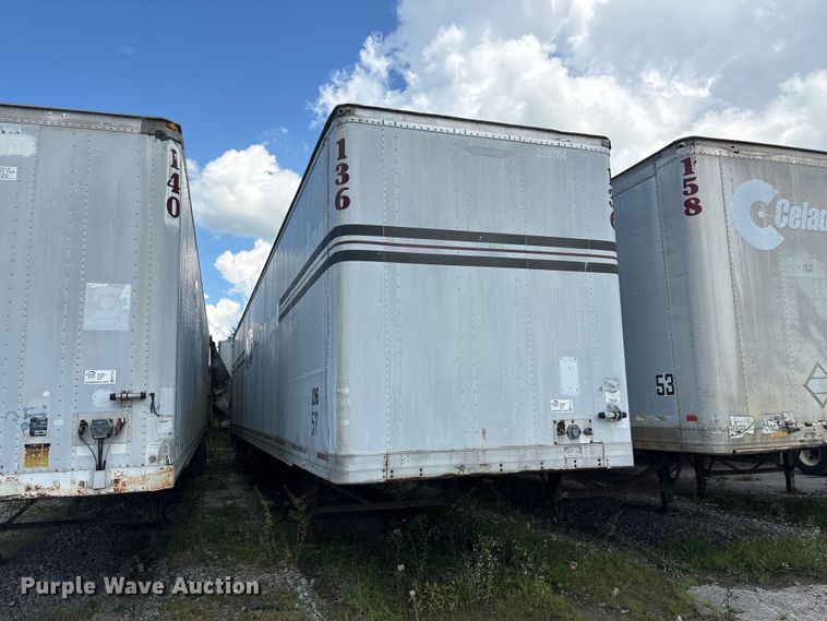 image for item EF1315 1999 Trailer Mobile Trailers dry van trailer
