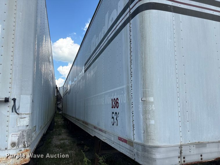 image for item EF1315 1999 Trailer Mobile Trailers dry van trailer