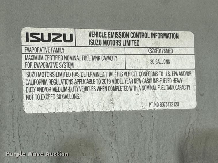 2019 Isuzu NPR