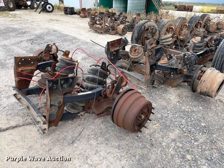 (2) truck drop axles