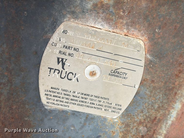 image for item EW8684 (2) truck drop axles