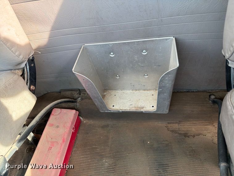 image for item EW8691 1998 International 4700 flatbed truck with crash attenuator