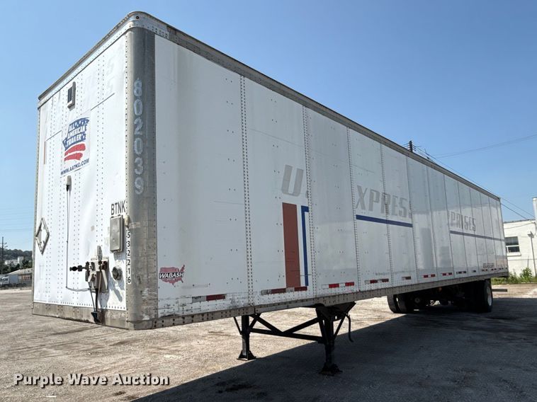 2008 Wabash dry van trailer