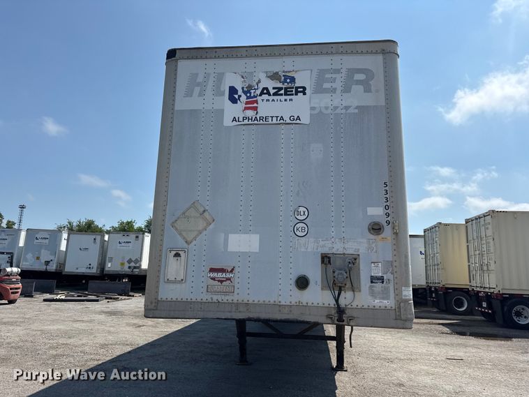 image for item EX2211 2003 Wabash dry van trailer