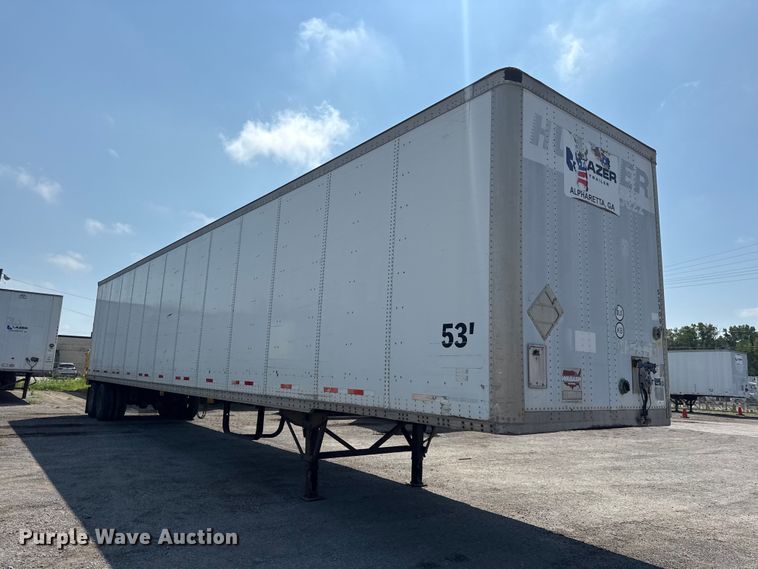 image for item EX2211 2003 Wabash dry van trailer