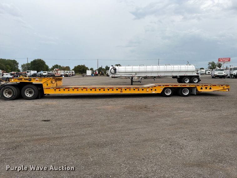 image for item FB5028 2007 Trail King TK70HT-502 drop deck hydraulic tail equipment trailer