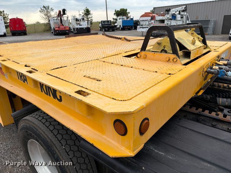 image for item FB5028 2007 Trail King TK70HT-502 drop deck hydraulic tail equipment trailer