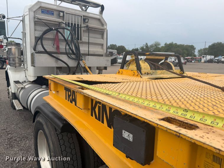 image for item FB5028 2007 Trail King TK70HT-502 drop deck hydraulic tail equipment trailer