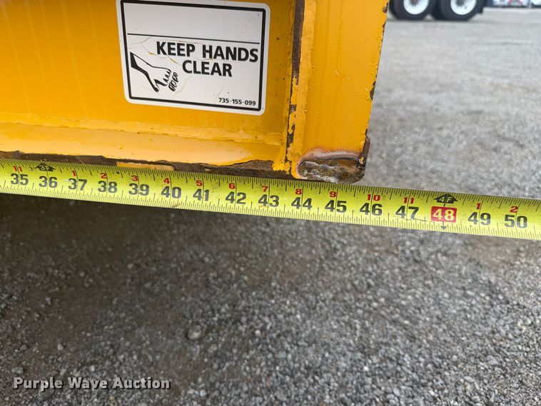 image for item FB5028 2007 Trail King TK70HT-502 drop deck hydraulic tail equipment trailer