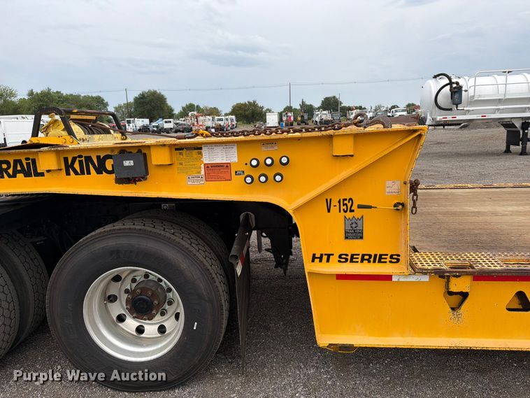 image for item FB5028 2007 Trail King TK70HT-502 drop deck hydraulic tail equipment trailer