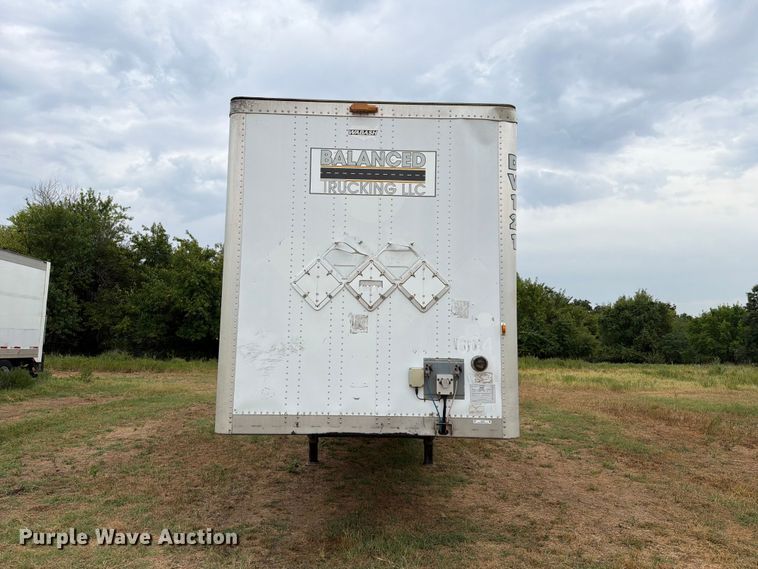 image for item FB5031 2012 Wabash dry van trailer