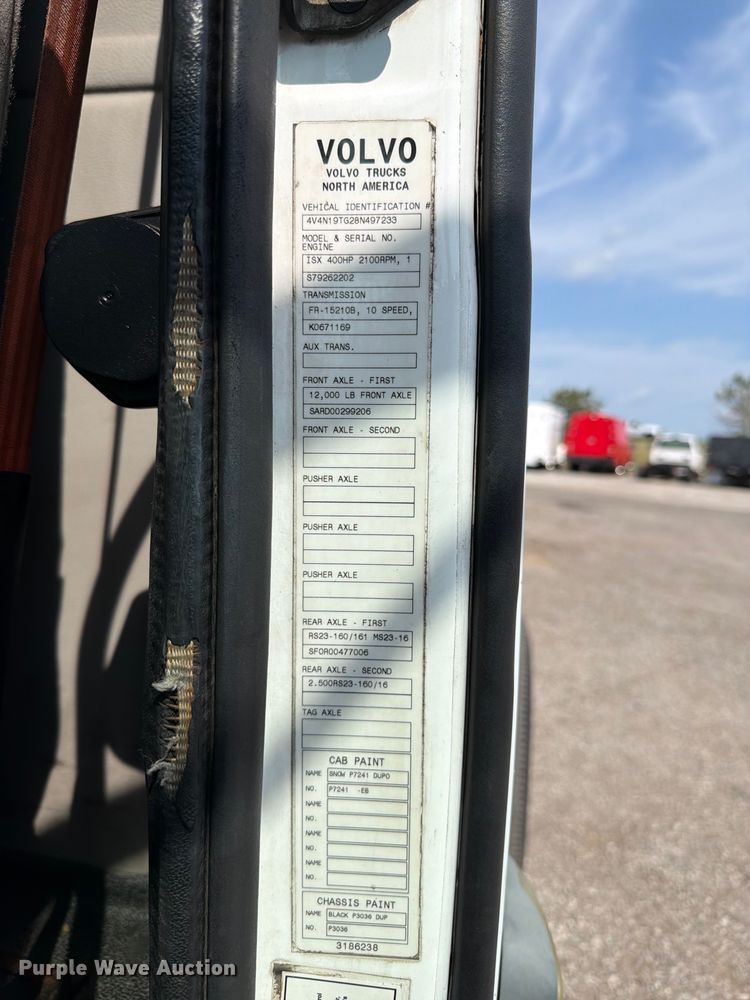 image for item FB5046 2008 Volvo VNL semi truck