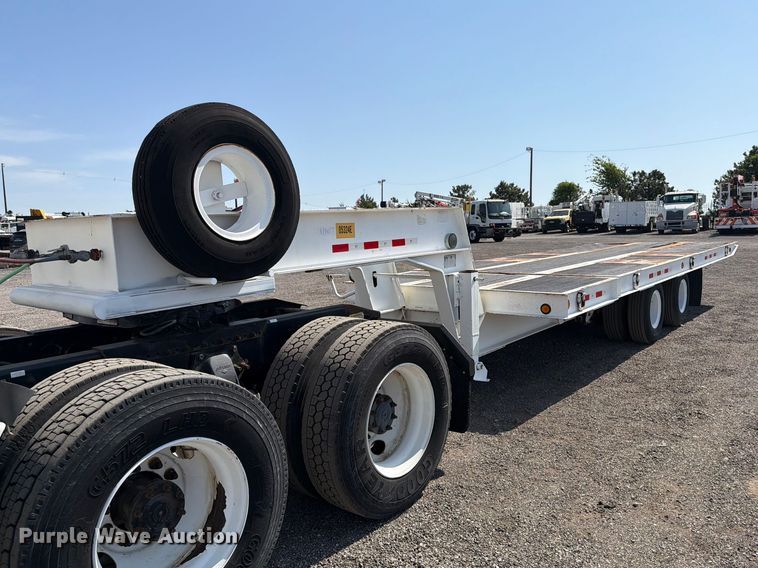 1985 Kalyn KTD-40 tilt deck equipment trailer