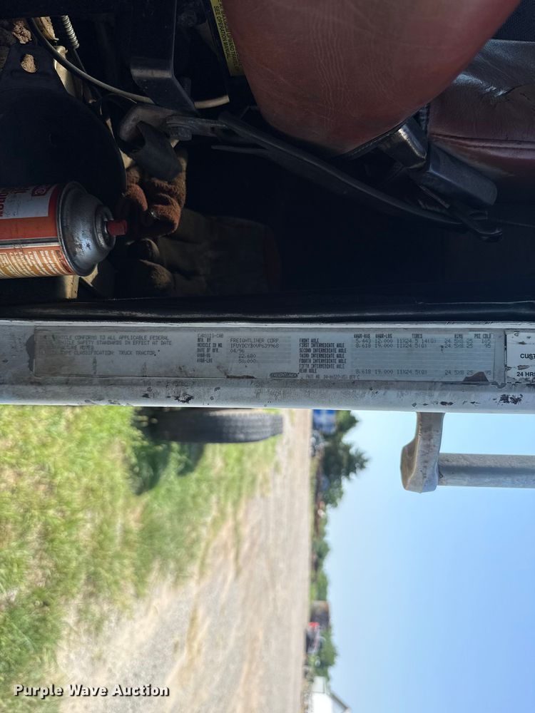 image for item FC4034 1997 Freightliner FLD120 truck cab and chassis