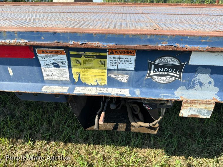 image for item FH6286 2011 Landoll flatbed trailer