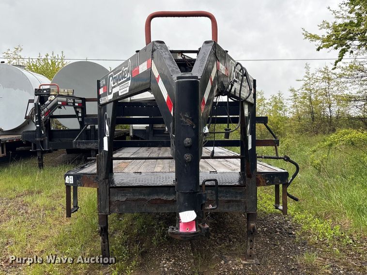 image for item FK1492 2011 Coyote Manufacturing flatbed trailer