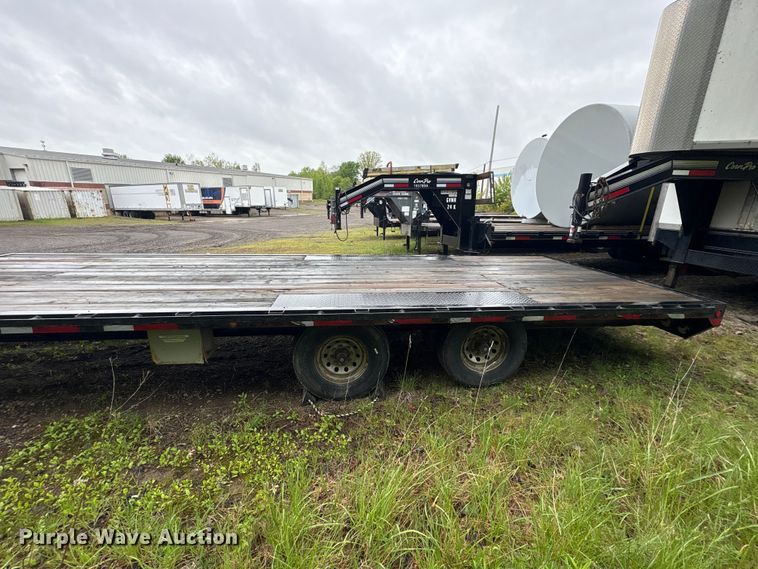 image for item FK1492 2011 Coyote Manufacturing flatbed trailer