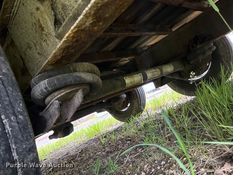 image for item FK1492 2011 Coyote Manufacturing flatbed trailer
