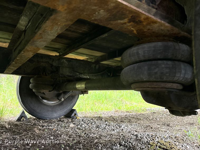 image for item FK1492 2011 Coyote Manufacturing flatbed trailer