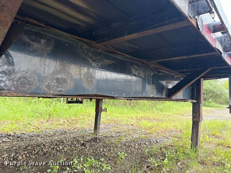 image for item FK1492 2011 Coyote Manufacturing flatbed trailer