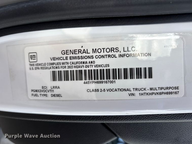 image for item FK2080 2023 Chevrolet Silverado 5500 HD bucket truck