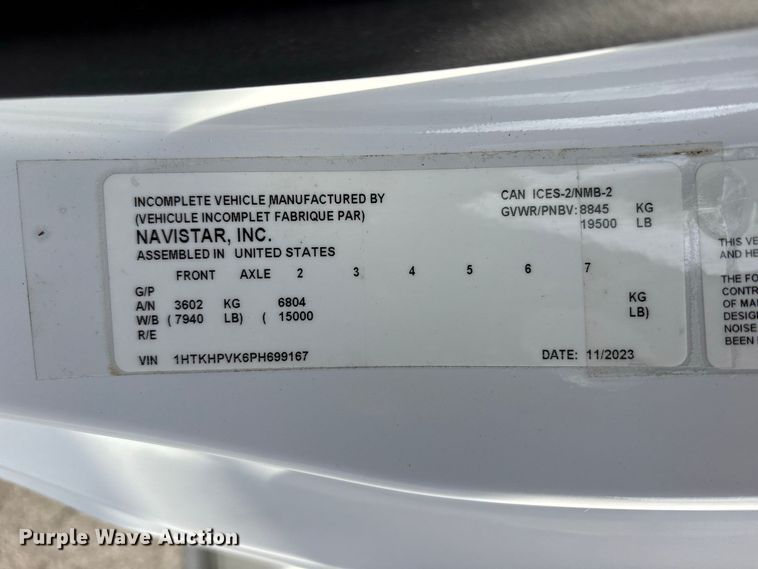 image for item FK2080 2023 Chevrolet Silverado 5500 HD bucket truck