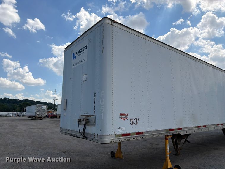 image for item FK3151 2005 Wabash dry van trailer