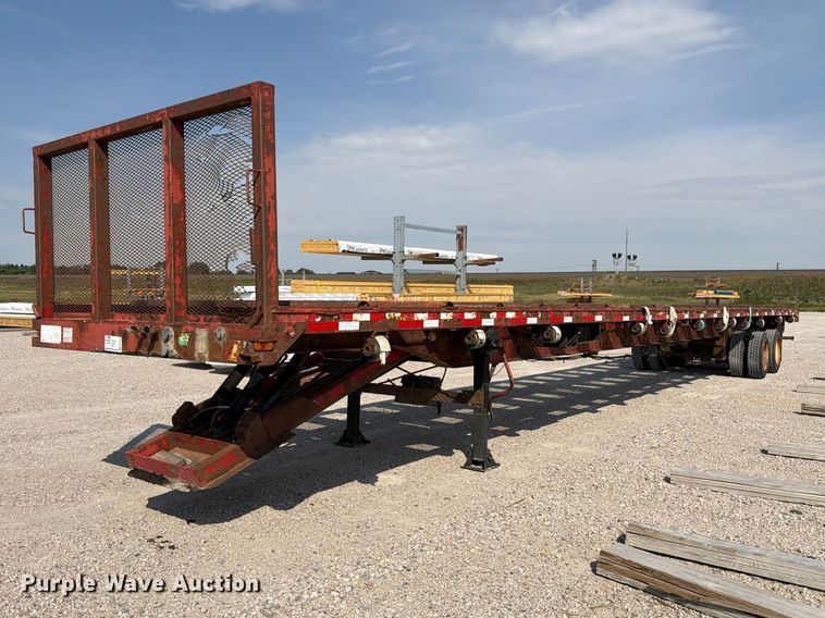 2008 D.H. Trussmaster tilt-deck truss trailer