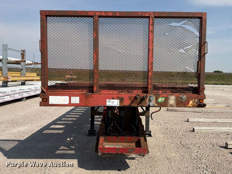 image for item FM7623 2008 D.H. Trussmaster tilt-deck truss trailer