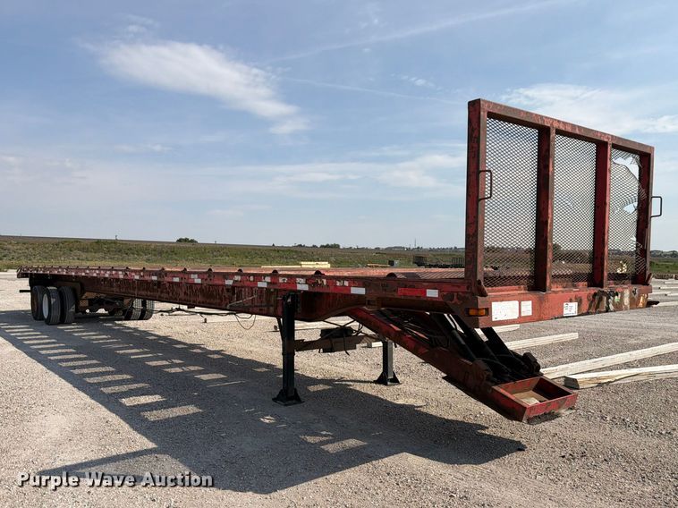 image for item FM7623 2008 D.H. Trussmaster tilt-deck truss trailer