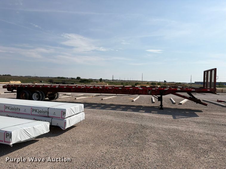 image for item FM7623 2008 D.H. Trussmaster tilt-deck truss trailer