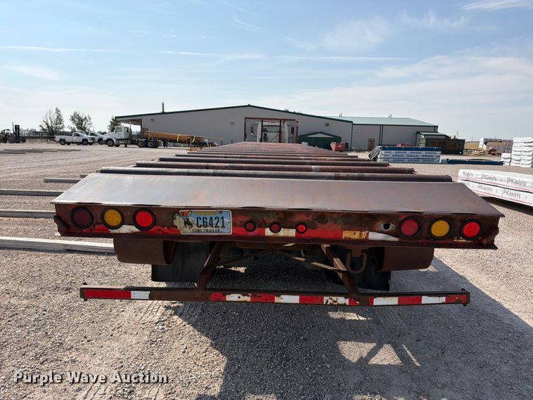 image for item FM7623 2008 D.H. Trussmaster tilt-deck truss trailer