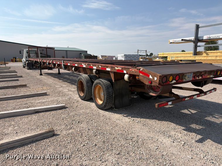 image for item FM7623 2008 D.H. Trussmaster tilt-deck truss trailer
