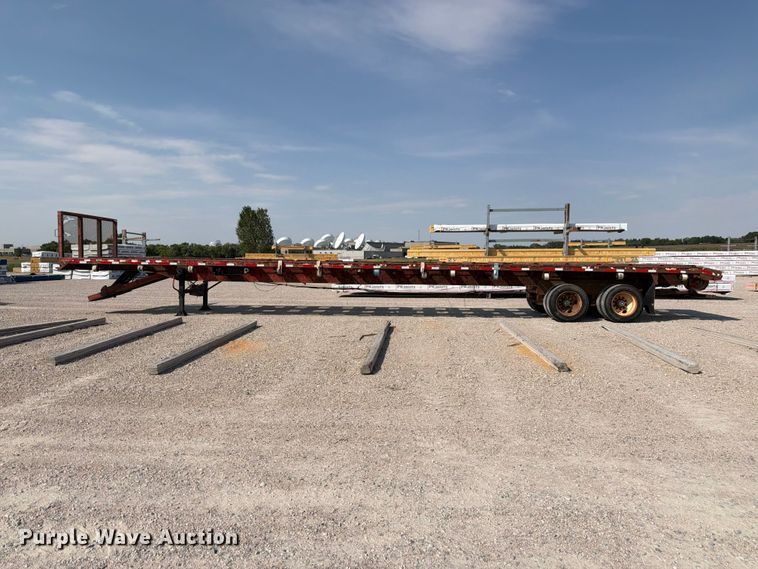 image for item FM7623 2008 D.H. Trussmaster tilt-deck truss trailer