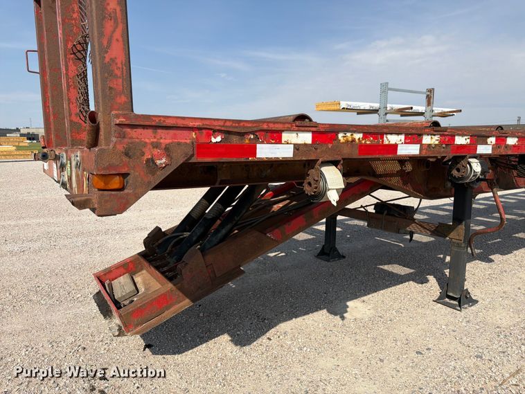 image for item FM7623 2008 D.H. Trussmaster tilt-deck truss trailer