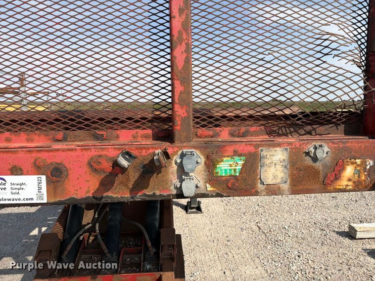 image for item FM7623 2008 D.H. Trussmaster tilt-deck truss trailer