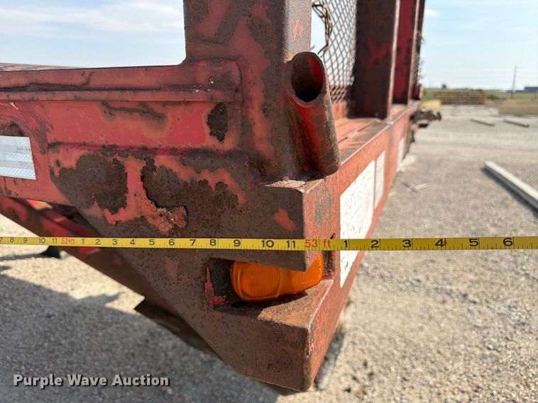 image for item FM7623 2008 D.H. Trussmaster tilt-deck truss trailer
