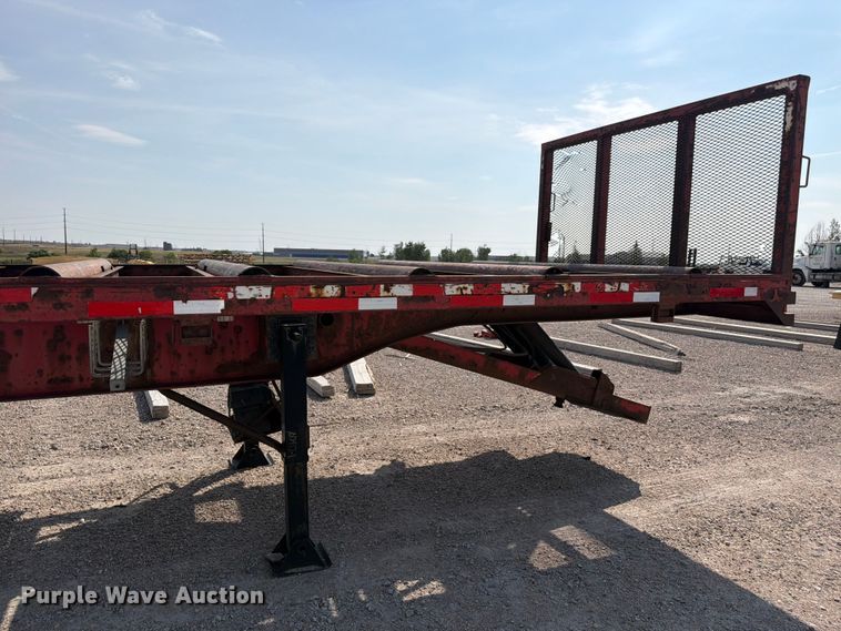 image for item FM7623 2008 D.H. Trussmaster tilt-deck truss trailer