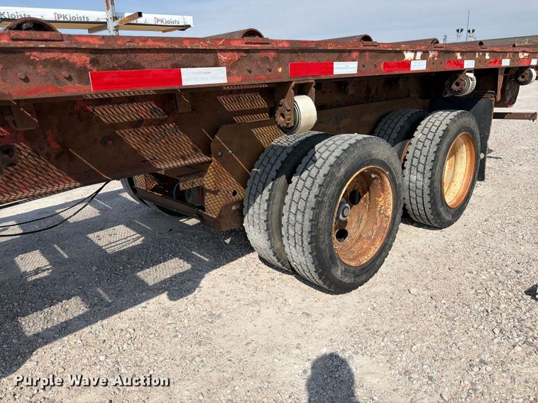 image for item FM7623 2008 D.H. Trussmaster tilt-deck truss trailer