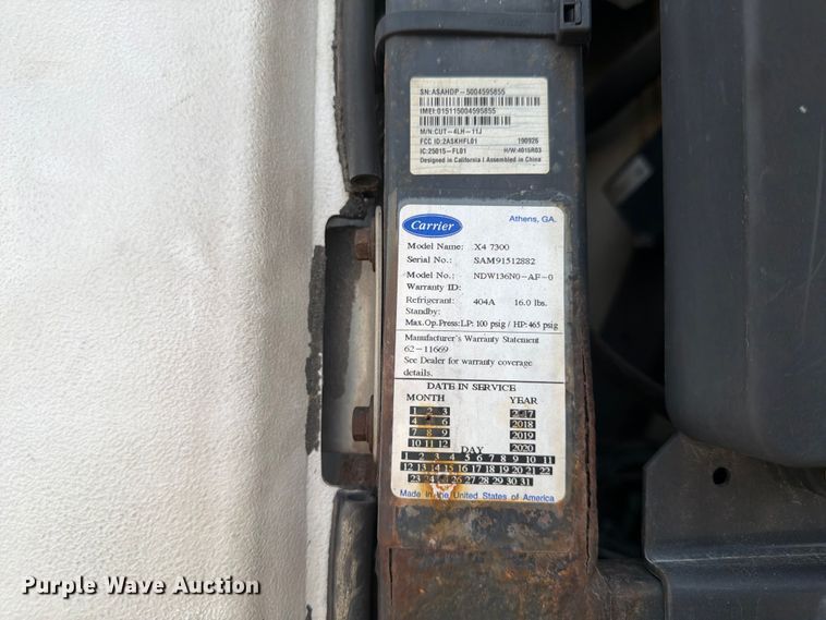 image for item FP4021 2018 Utility VS2RA refrigerated van trailer