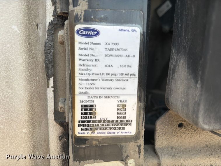 image for item FP4023 2019 Utility VS2RA refrigerated van trailer