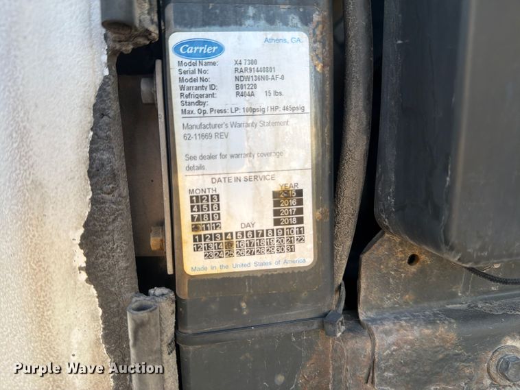 image for item FP4031 2016 Utility VS2RA refrigerated van trailer