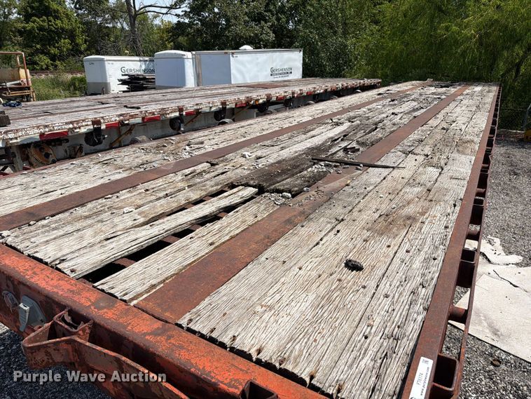 image for item FT6174 1974 Transcraft flatbed trailer