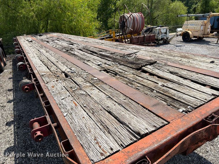 image for item FT6174 1974 Transcraft flatbed trailer